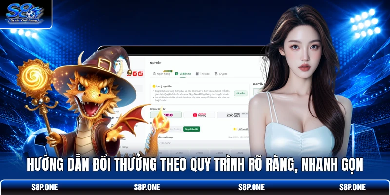 Hướng dẫn đổi thưởng theo quy trình rõ ràng, nhanh gọn